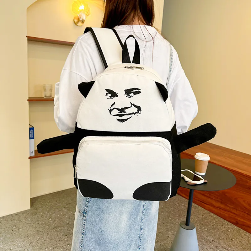 Bywhich Canvas Backpack Regular Unisex White-6