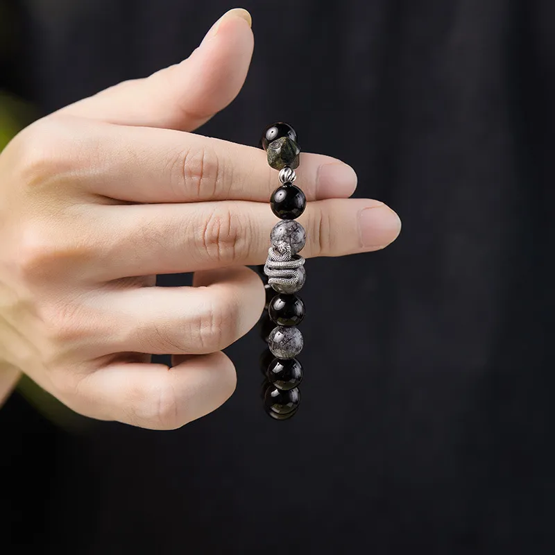 ASTAR HADES Obsidian Bracelets Men's-3