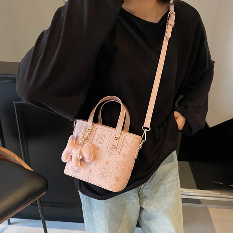Bywhich PU Basket Bag, Shoulder Bag, Handbag Women's Multicolor-4