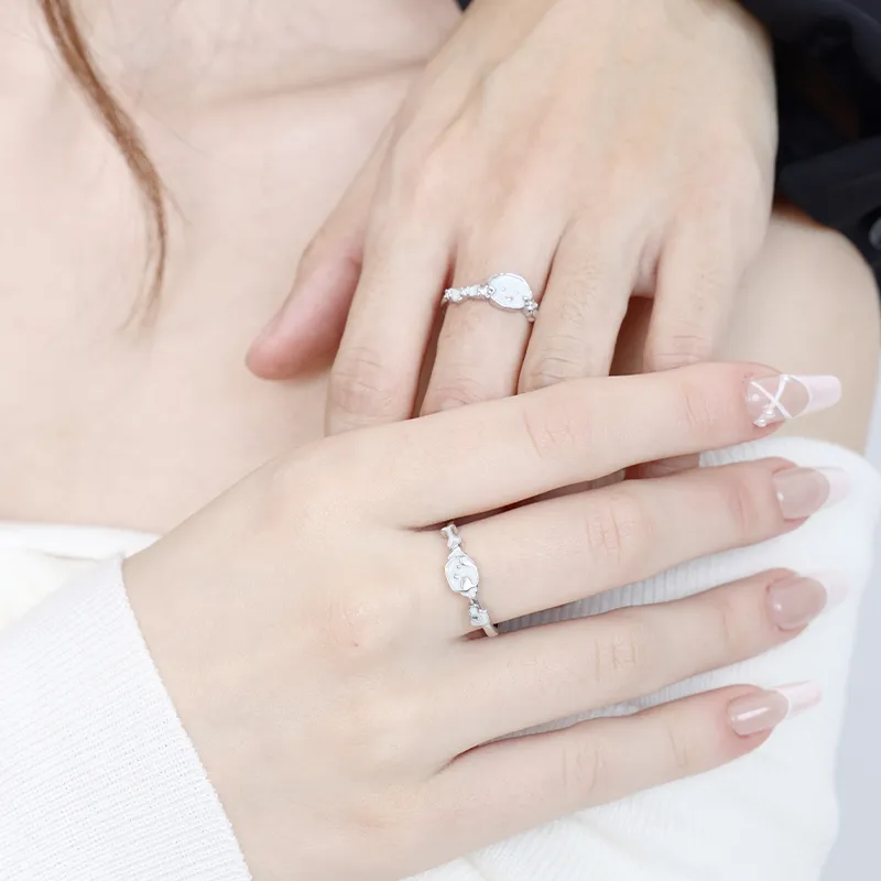 KOOKISS S925 Silver Rings Unisex-5