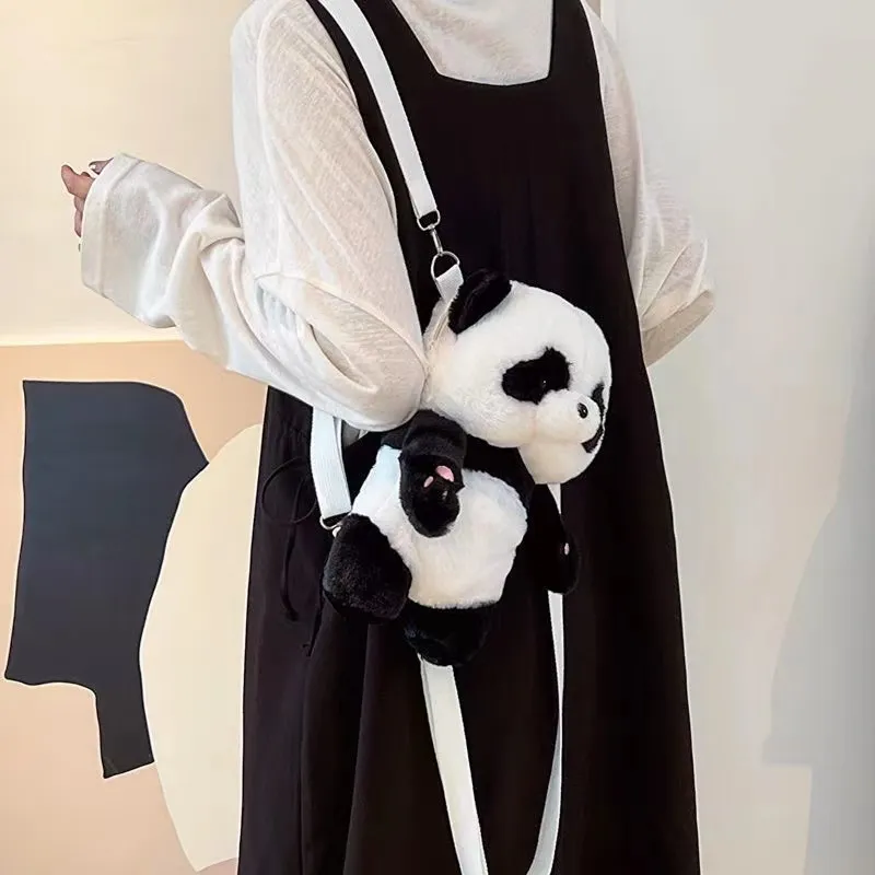 Bywhich Plush Shoulder Bag Backpack Regular Women's White-3