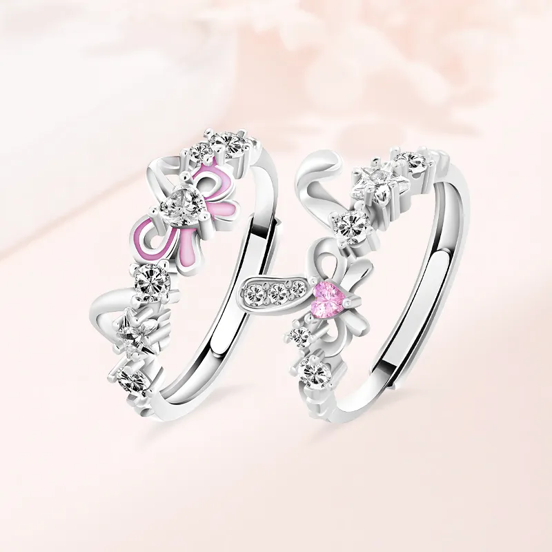 VIVIWELL S925 Silver Rings Women's-2