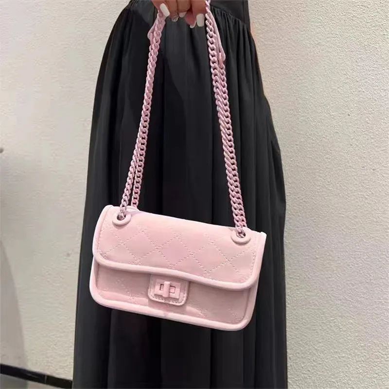 Bywhich PU Shoulder Bag Regular Women's Pink Black-2