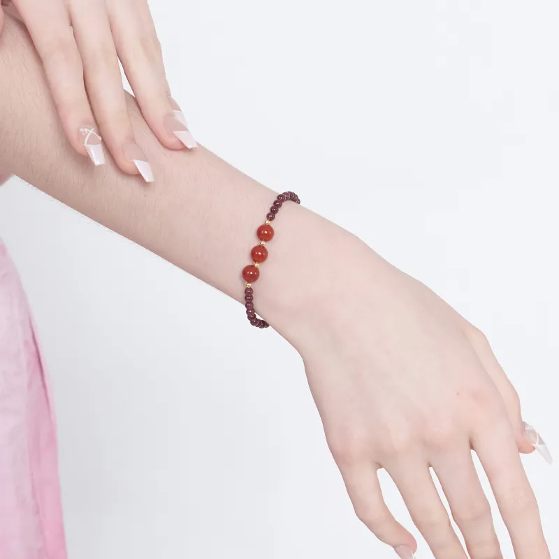VIVIWELL Strawberry Quartz Bracelets Women's-3