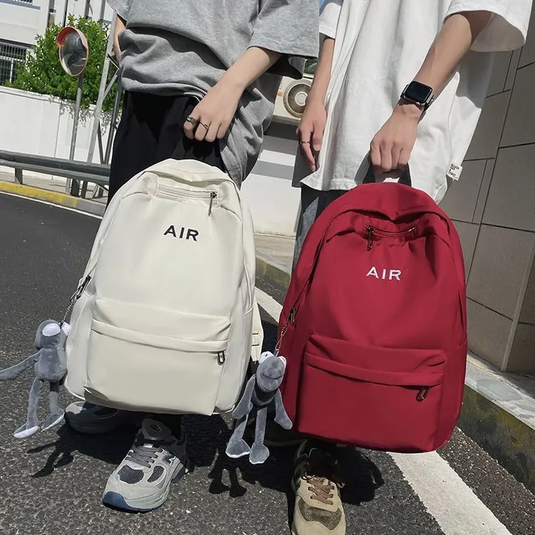 Bywhich Nylon Backpack Regular Unisex Red/Black/White/Gray-1