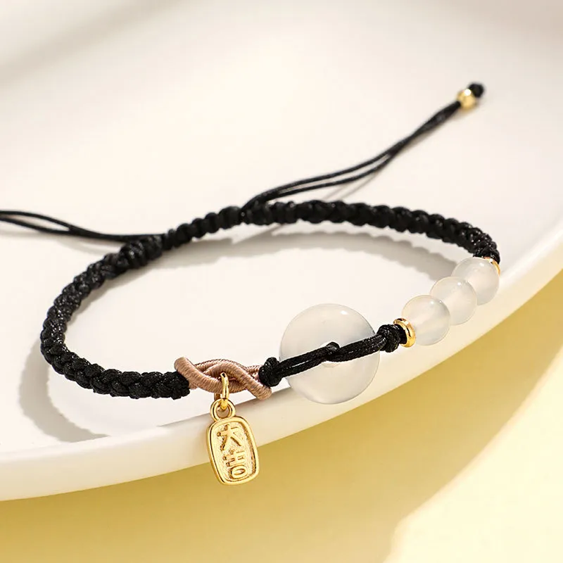 VIVIWELL Agate Woven Hand Rope Unisex-5
