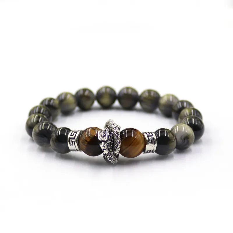 ASTAR HADES Tiger's Eye Stone Bracelets Unisex-4