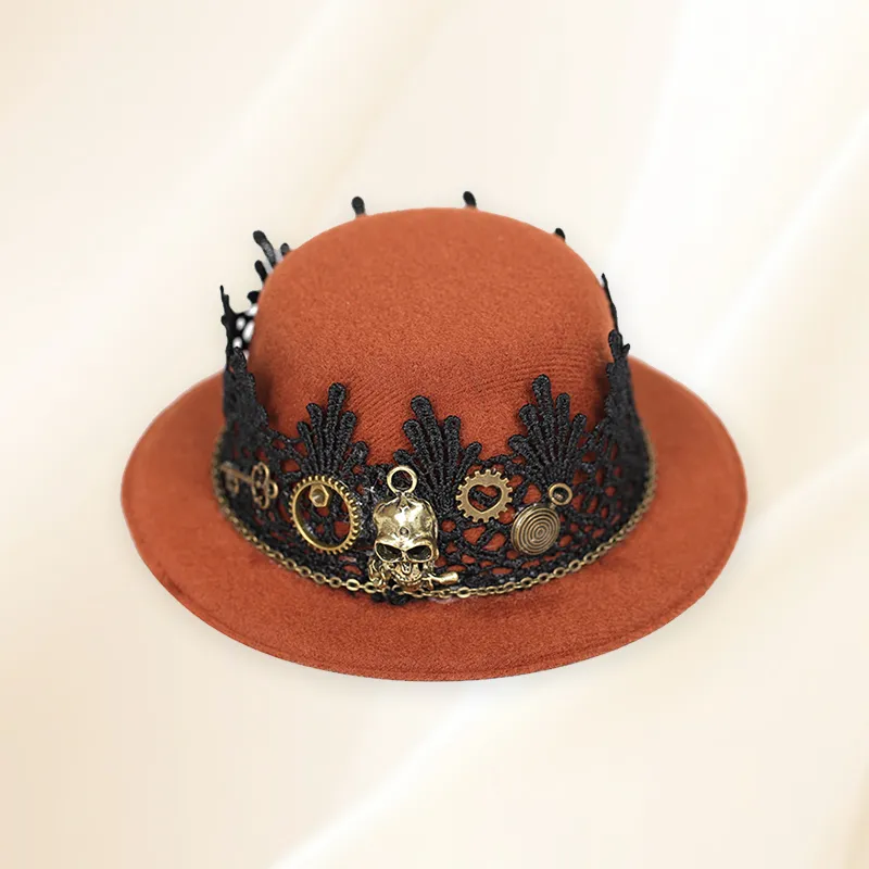VIVIWELL Woolen Top Hats Unisex-5