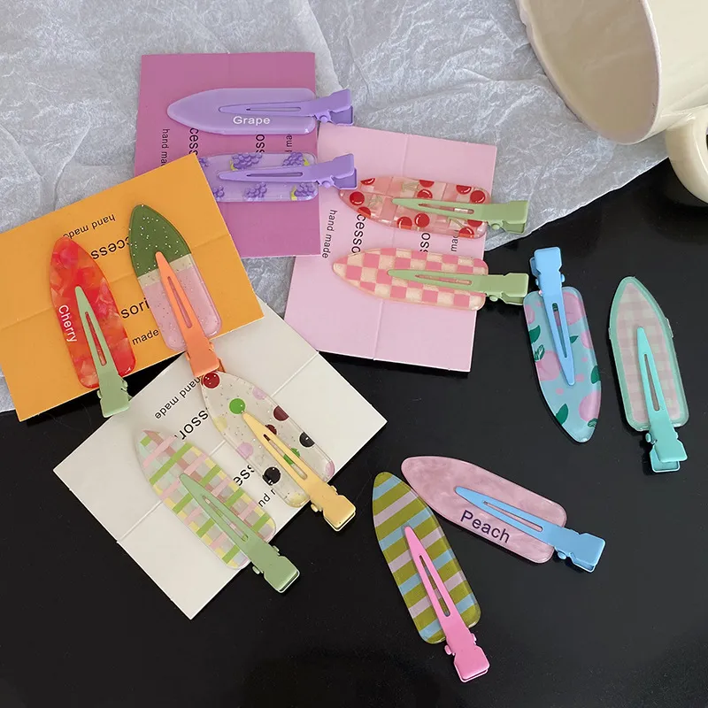 VIVIWELL Resin Hair Clips Women's-2