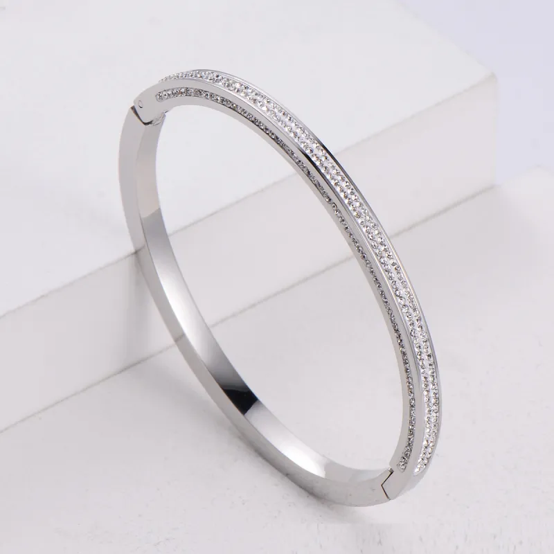 VIVIWELL Titanium Steel Bangles Unisex-4