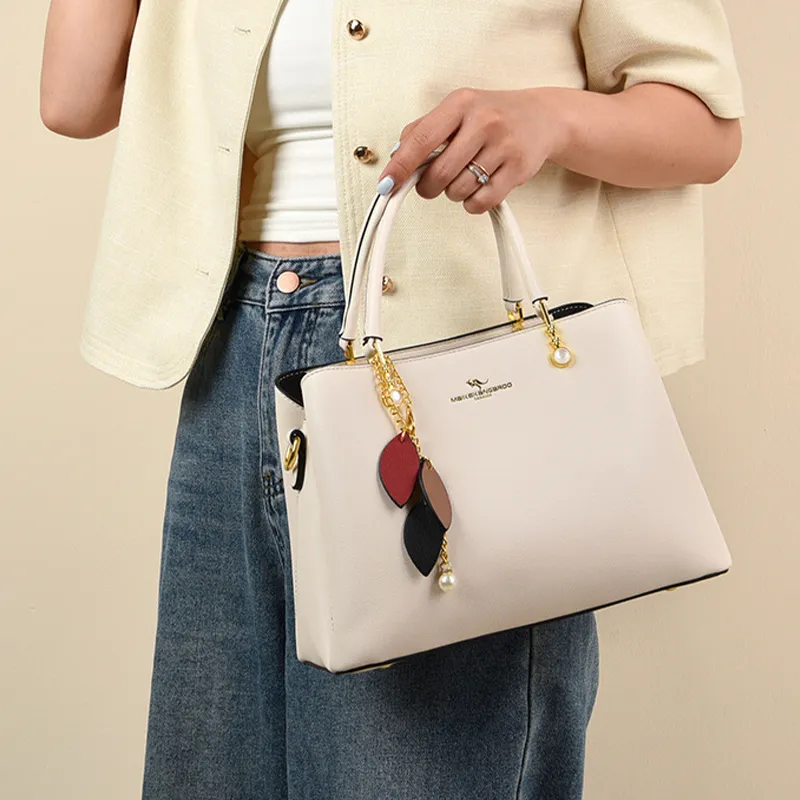 Bywhich PU Crossbody Bags Shoulder Bags Handbags Women's White-4