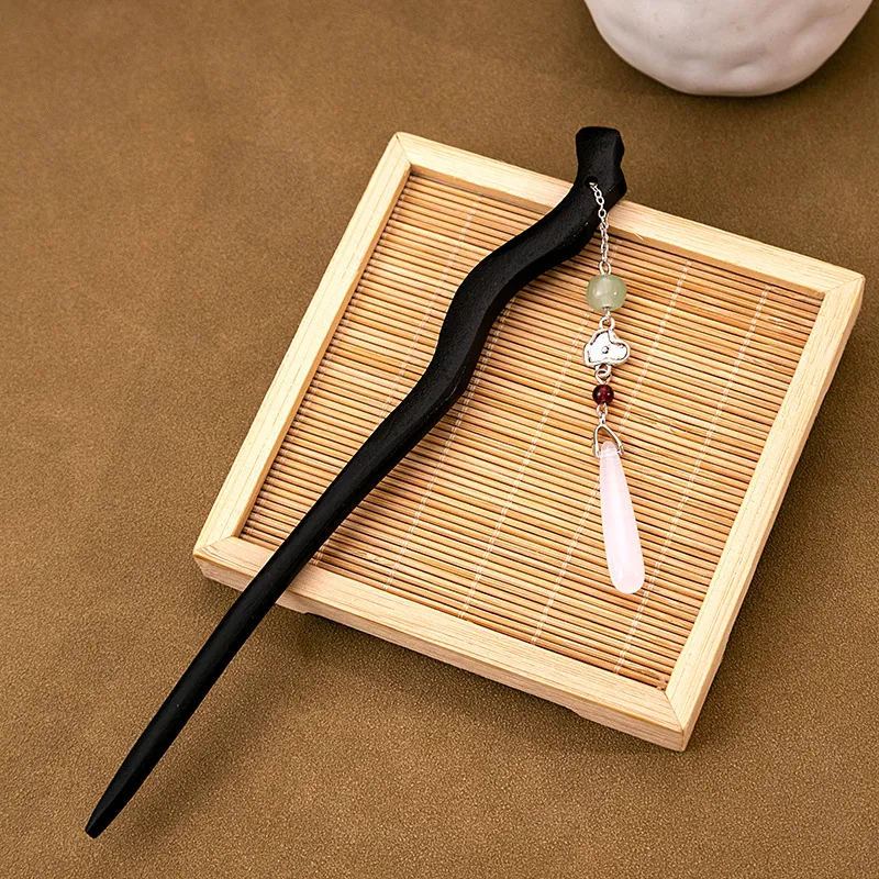 VIVIWELL Wooden Hairpins Women's-2