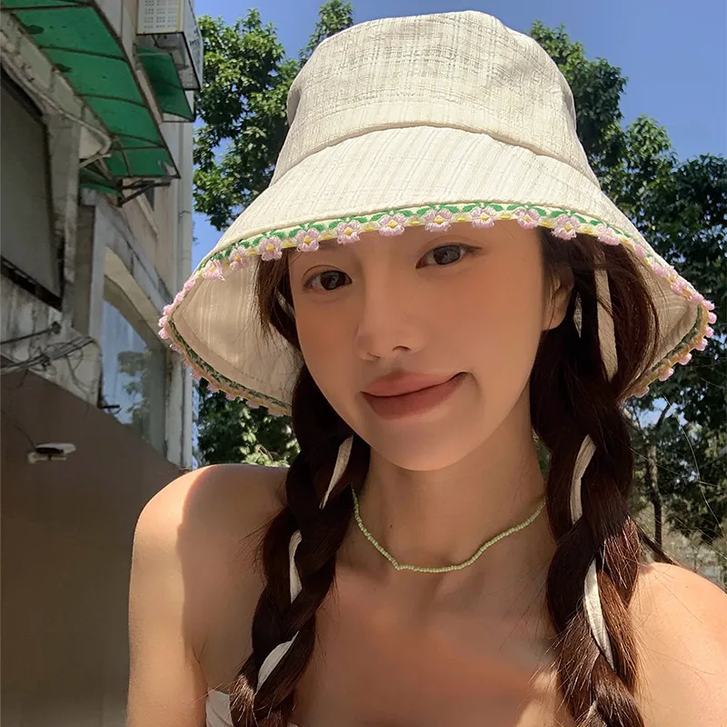 VIVIWELL Cotton Bucket Hats Women's-2