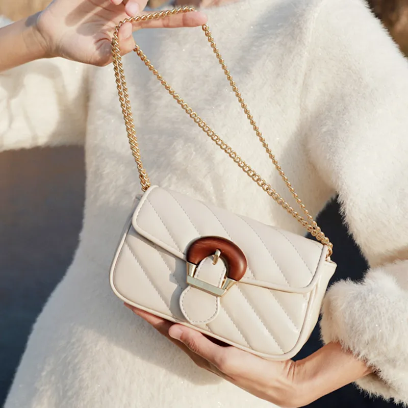 Bywhich PU Shoulder Bag Crossbody Bag Regular Women's White-5