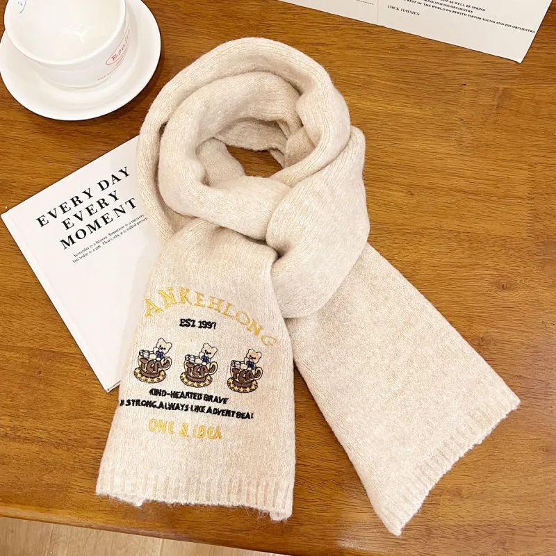 ASTAR HADES Polyester Knit Scarves Unisex-1