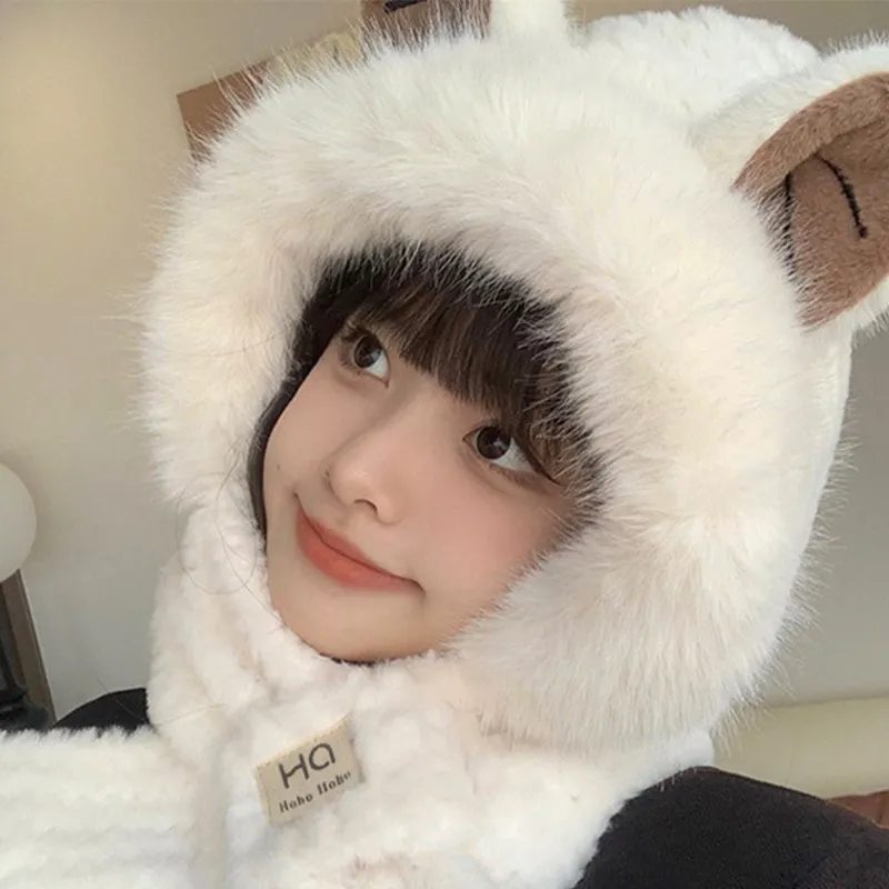 ASTAR HADES Alpaca Hoods & Plush Hats Women's-3