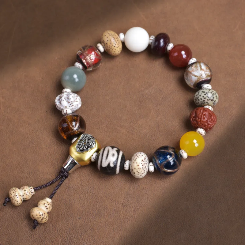 ASTAR HADES Star Moon Bodhi Seeds Bodhi Seed Bracelets Unisex-1