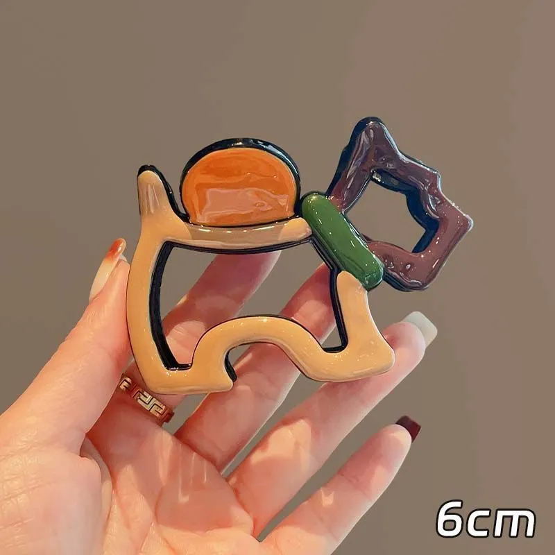VIVIWELL Plastic Hair Clips Women's-3
