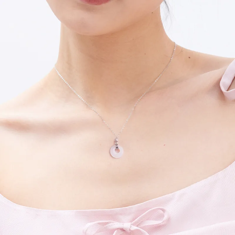 VIVIWELL Colored Glaze Necklaces Women's-1