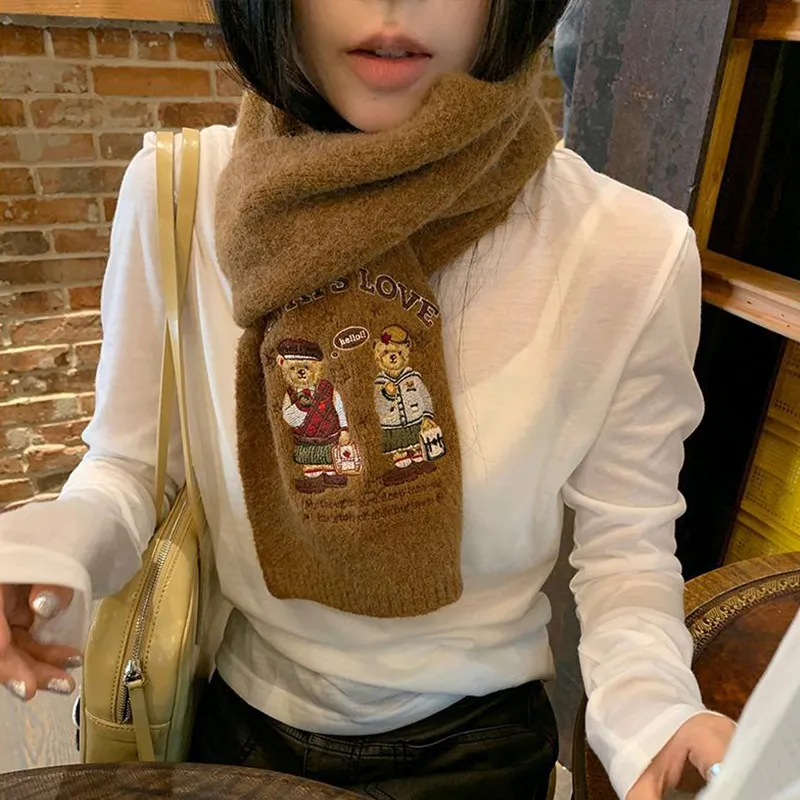 VIVIWELL Knit Scarves Unisex-5