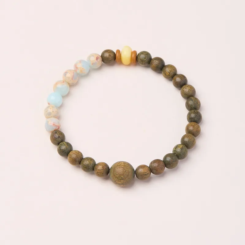 ASTAR HADES Green Sandalwood Bracelets Unisex-1
