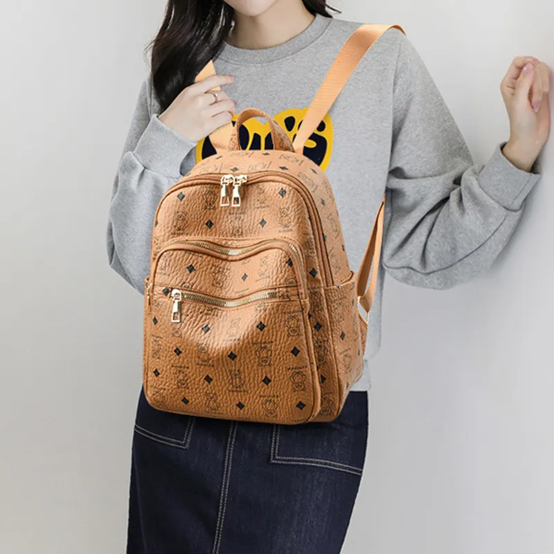 Bywhich PU Backpack Women's Multicolor-1
