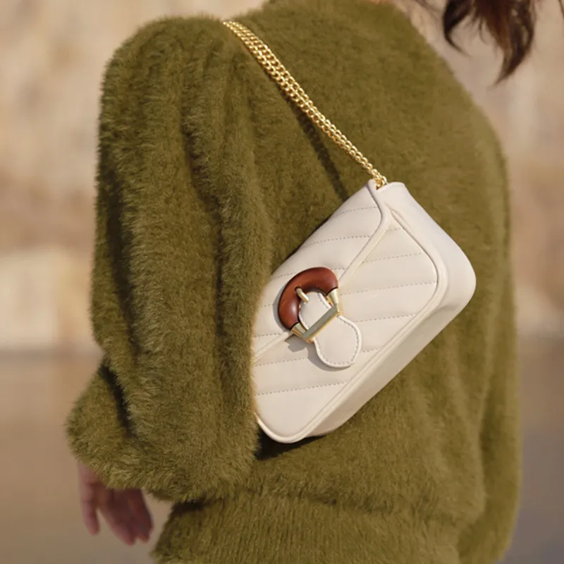Bywhich PU Shoulder Bag Crossbody Bag Regular Women's White-1