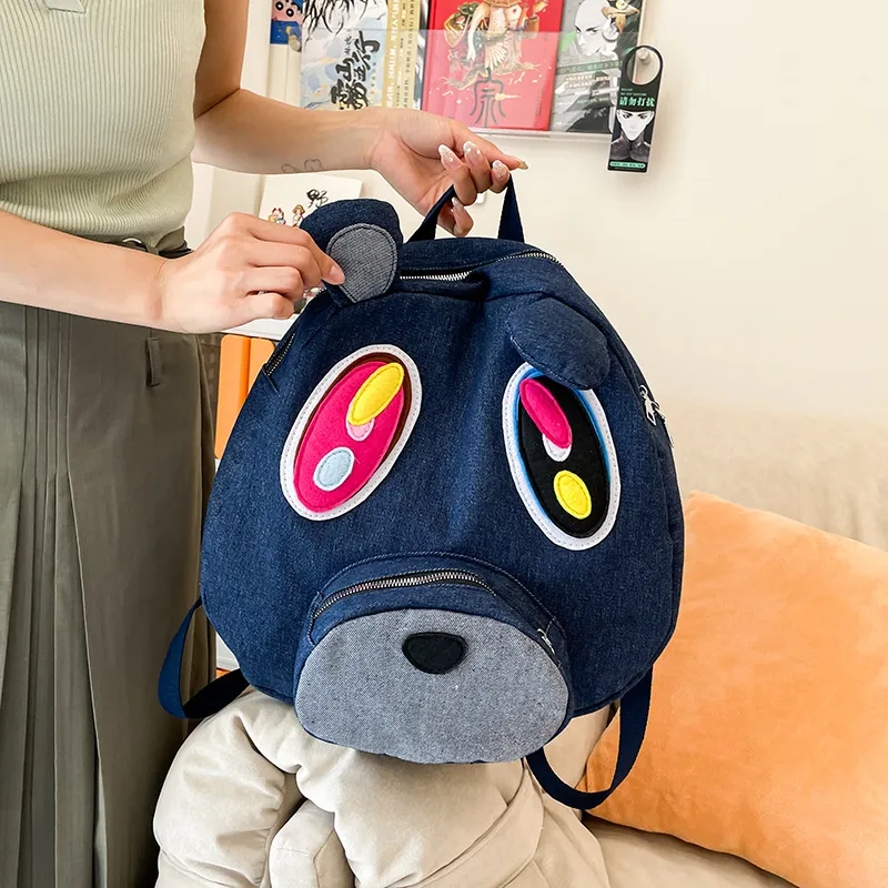 Bywhich Denim Backpack Regular Unisex Black-2