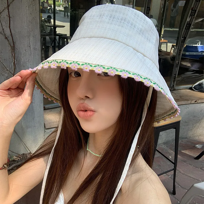 VIVIWELL Cotton Bucket Hats Women's-3
