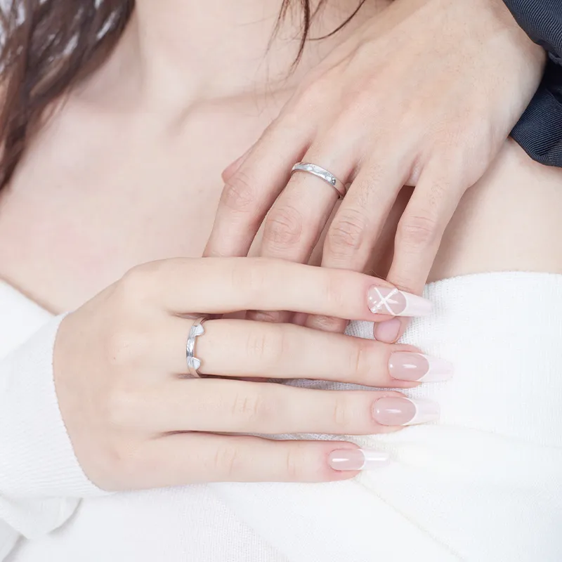 VIVIWELL Copper Alloy Rings Unisex-2