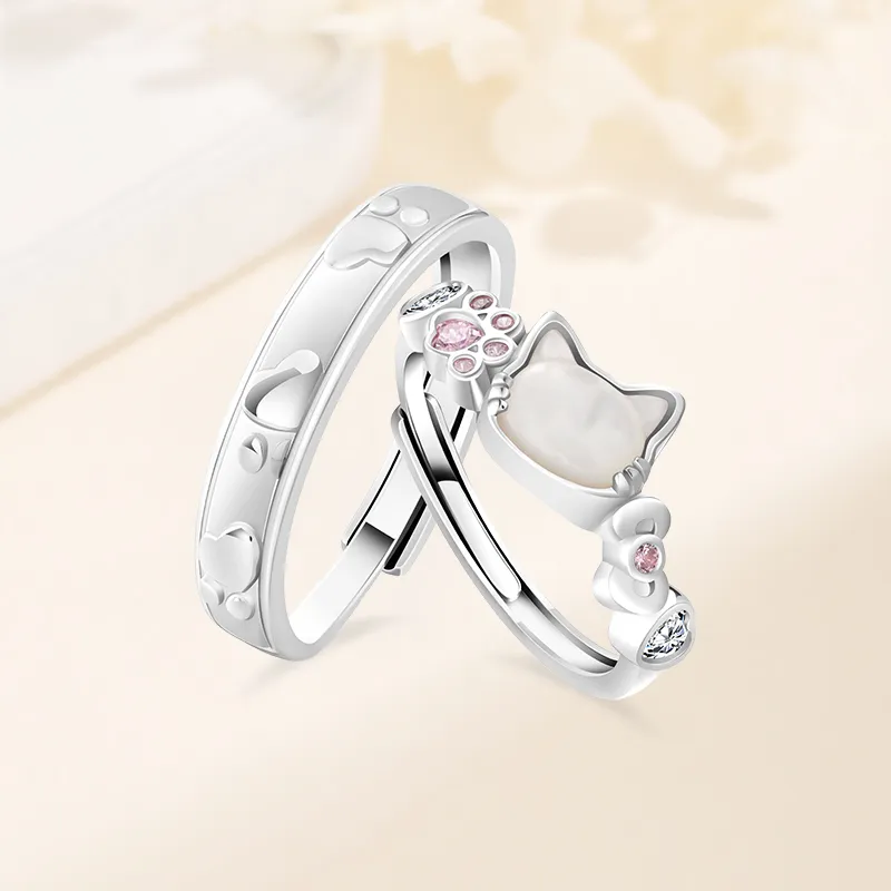 VIVIWELL S925 Silver Rings Unisex-1