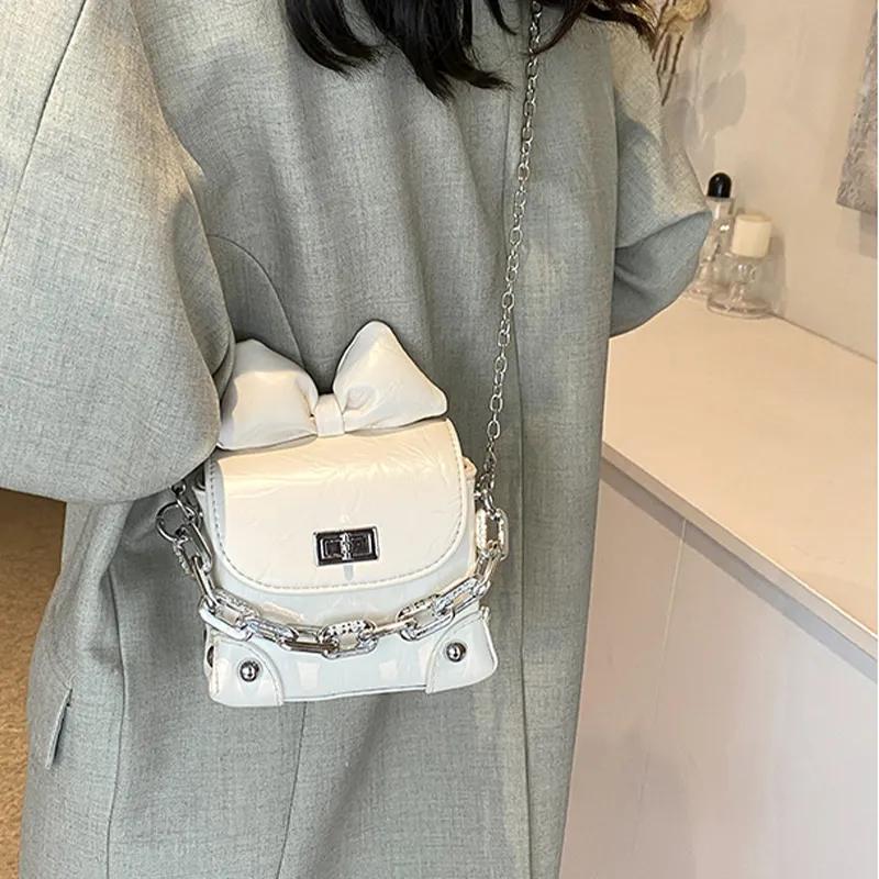 Bywhich PU Crossbody Bag Regular Women's Silver-7