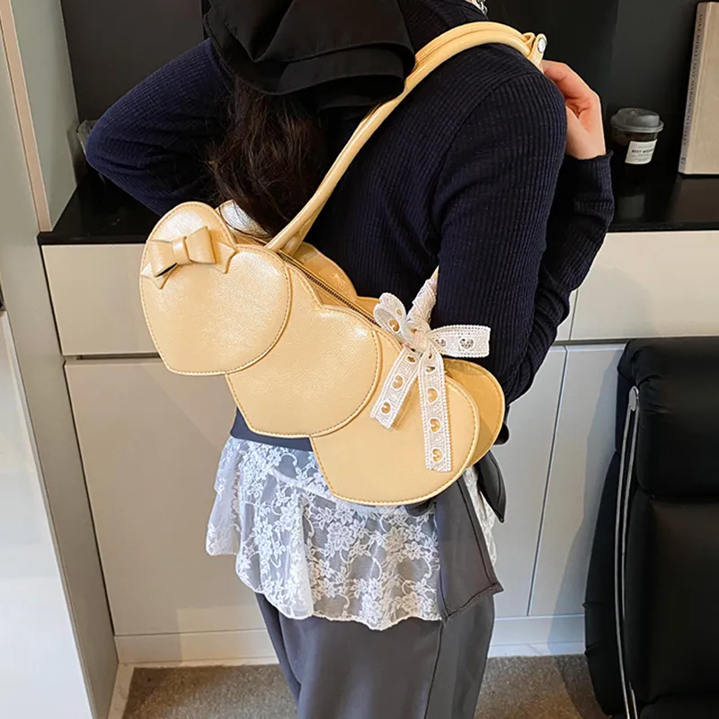 Bywhich PU Handbag Women's Pink-6