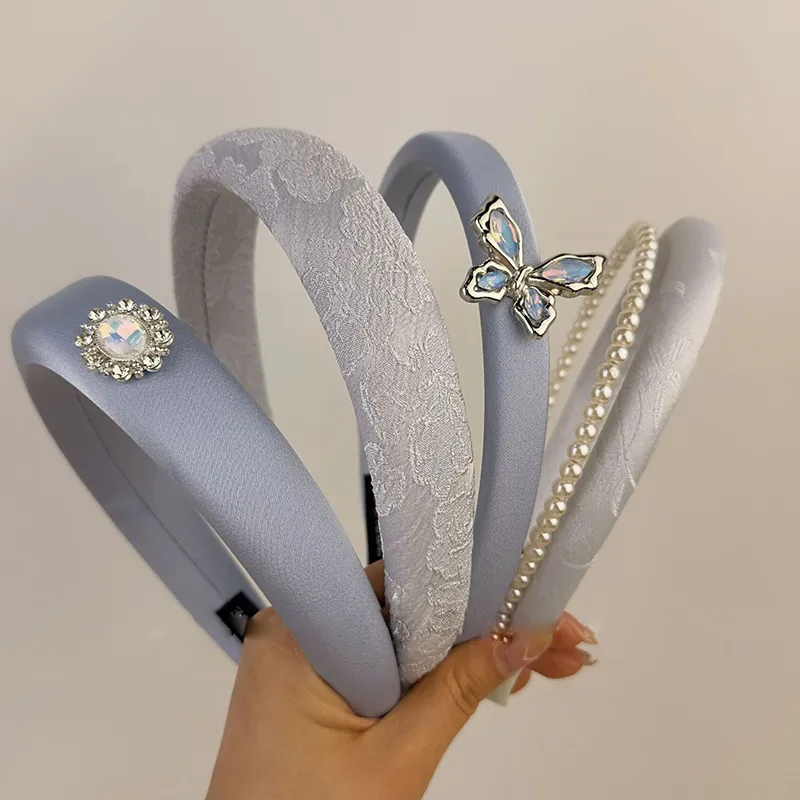 VIVIWELL Fabric+Plastic Headbands Women's-3