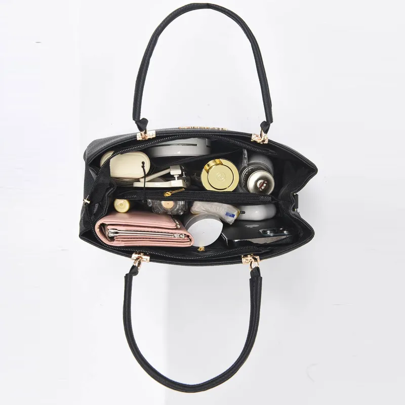 Bywhich PU Crossbody Handbag Women's Multicolor-5
