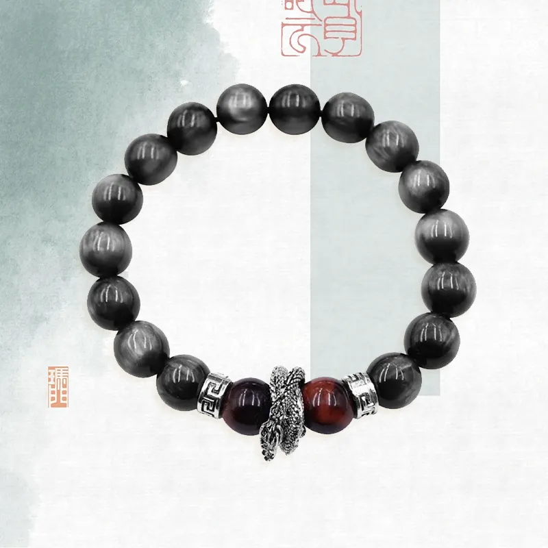 ASTAR HADES Tiger's Eye Stone Bracelets Unisex-1