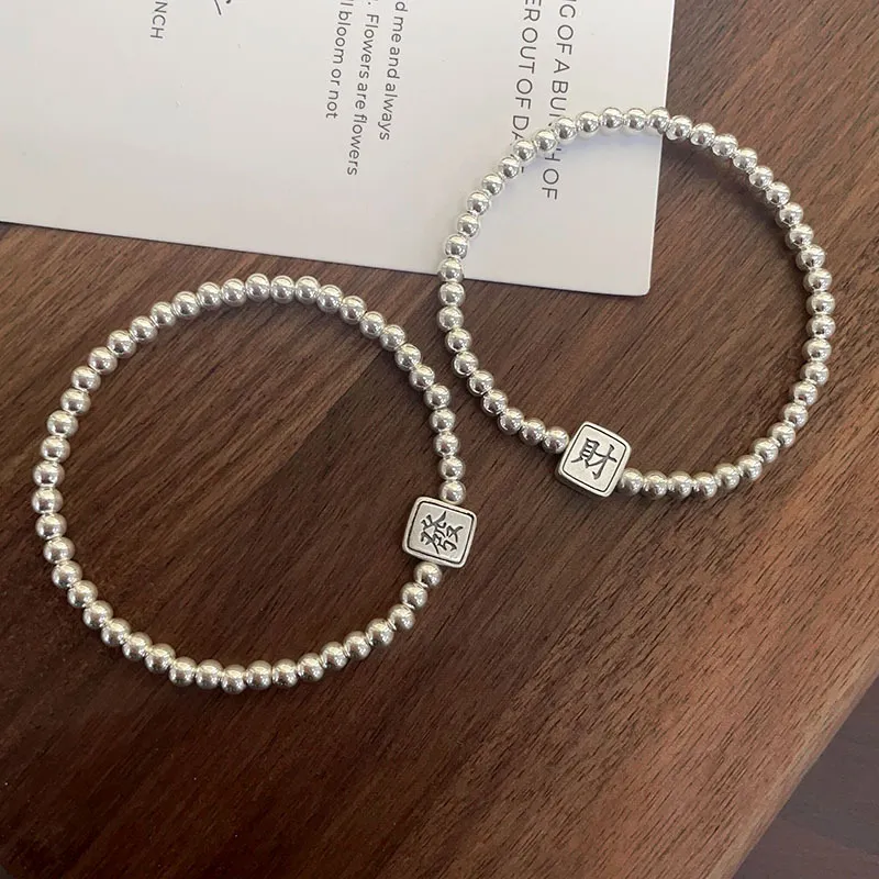 VIVIWELL S925 Silver Bracelets Unisex-2