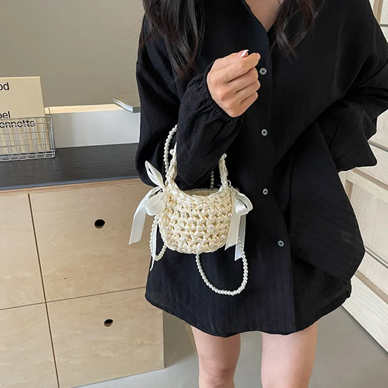 Bywhich Polyester Handbag Shoulder Bag Crossbody Bag Regular Women's White Black-4
