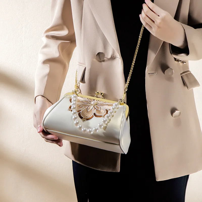 Bywhich PU Handbag Women's Ecru-4