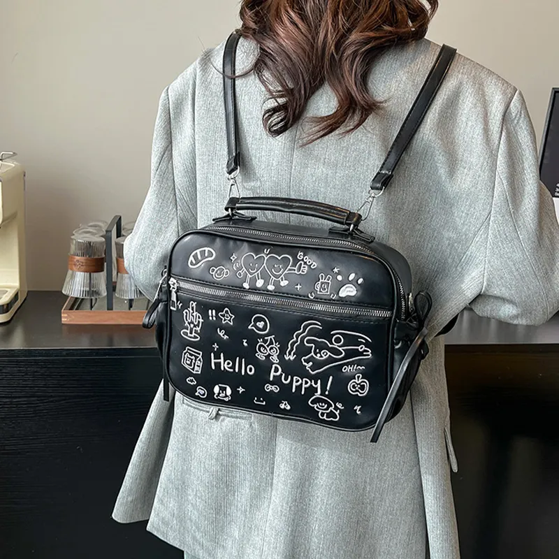 Bywhich PU Backpack Regular Women's Multicolor-5