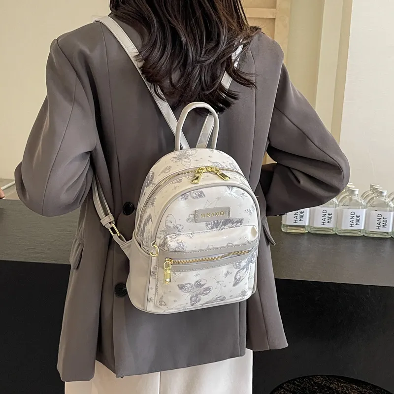 Bywhich PU Backpack Women's Black-5