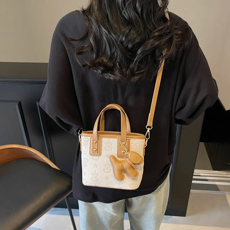 Bywhich PU Basket Bag, Shoulder Bag, Handbag Women's Multicolor-2