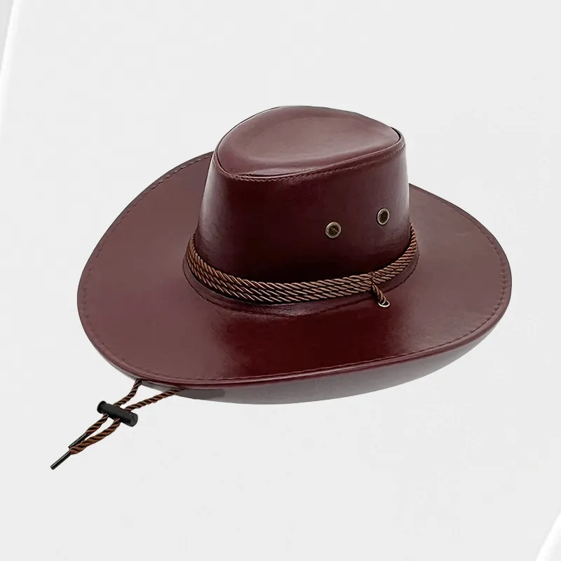 ASTAR HADES Faux Leather Hats & Caps Men's-1