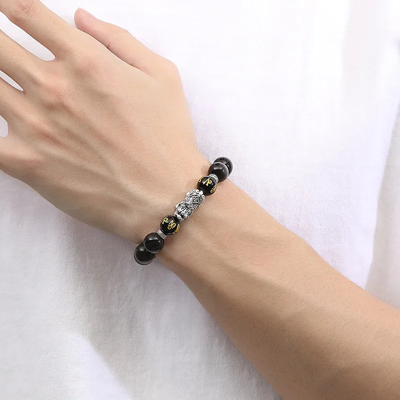 ASTAR HADES Obsidian Bracelets Unisex-4