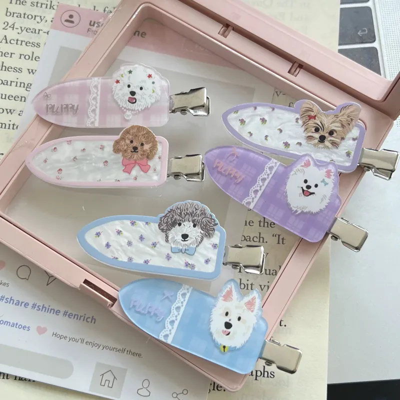 VIVIWELL Resin Hair Clips Women's-5