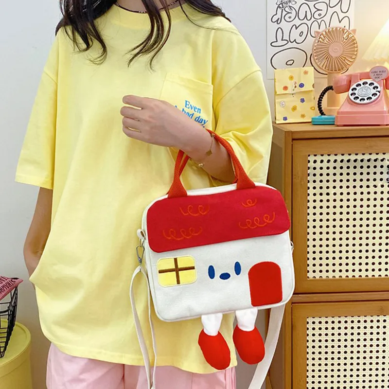 Bywhich Polyester Shoulder Bag Crossbody Bag Handbag Regular Women's Red/Yellow-3