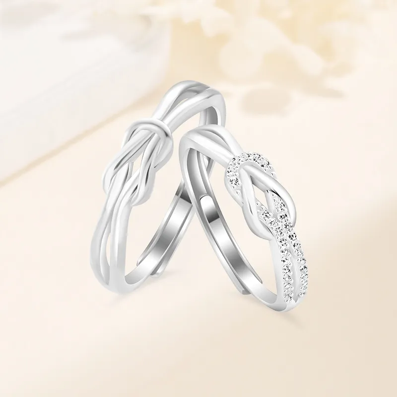 VIVIWELL S925 Silver Rings Unisex-1