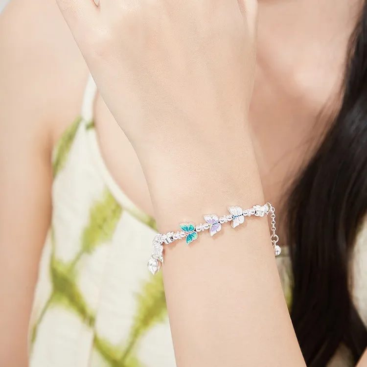 VIVIWELL 999 Fine Silver Bracelets Women's-4