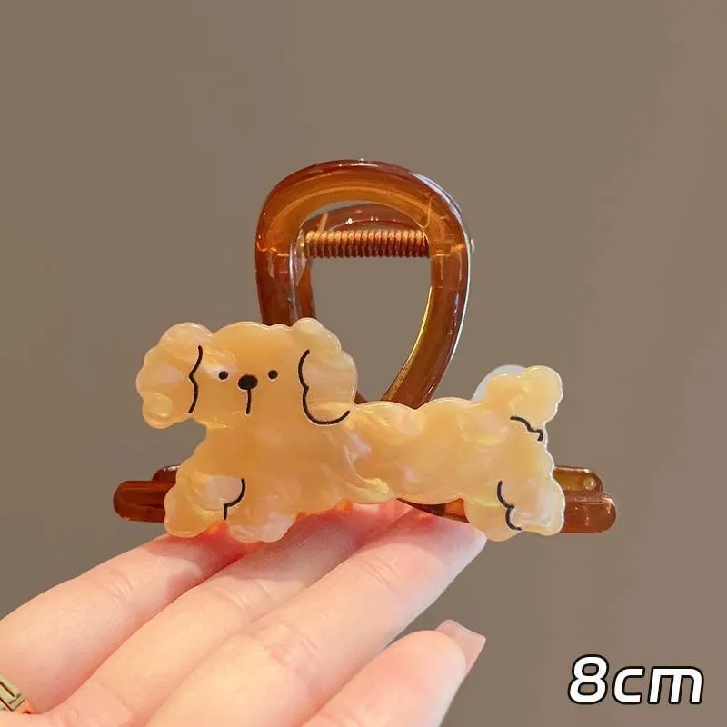 VIVIWELL Plastic Hair Clips Women's-5
