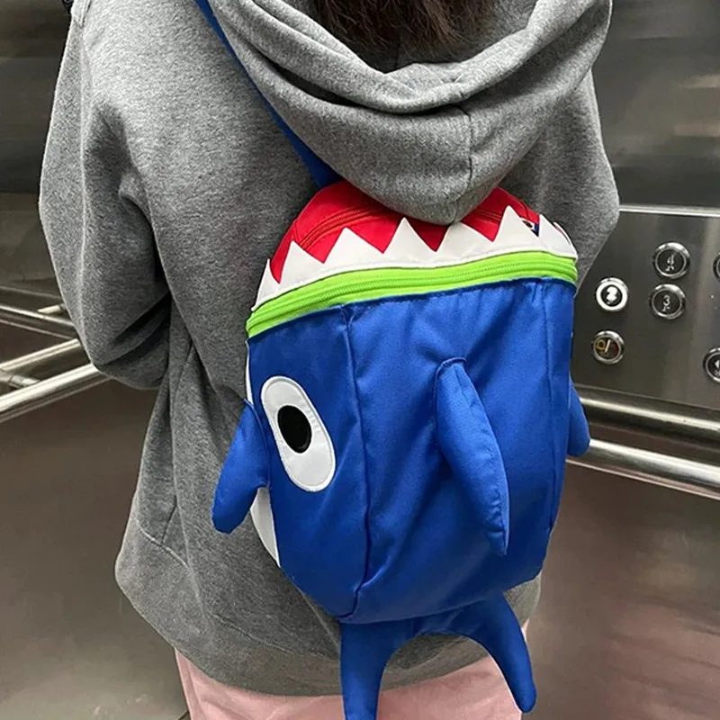 Bywhich Polyester Backpack Regular Unisex Red Yellow Blue-8